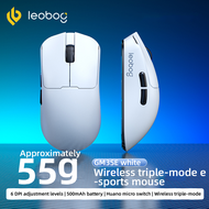 Leobog GM3 gm3se chuột không dây siêu nhẹ 500mAh pin cấp 6 dpi tri-chế độ hỗ trợ cho trò chơi máy tí