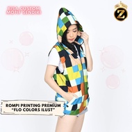 Queenzie Color Ilus Premium Unisex Adult printing Vest