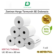 free 2rolls paper Thermal Printer Portable 80mm printer bluetooth buat hp printer label sticker barc