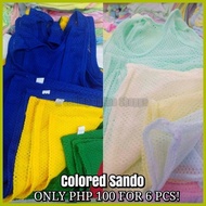 ☁ ▧ ✗ COD Baby Colored Aircool Presko Sando See Through Butas