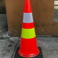 Traffic Cone Ruber 75 CM - Safety Cone Traffic Cone - Rubber Safety Cone
