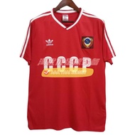 Retro Soviet Union Soccer Jersey Classic T-Shirts 1990 Mens Short Sleeve Football Uniform Customizab