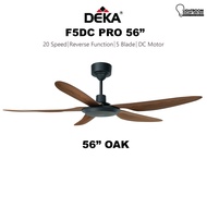DEKA F5DC / F5DCL PRO ( 46inch / 56inch ) DC Motor Ceiling Fan With Remote (Modern Design / Silent /