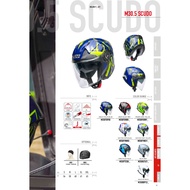 GIVI HELMET M35.0 M350 M35 GIVI JET HELMET TOPI KELEDAR 2022 GIVI M35.0 OPEN FACE HELMET WITH GRAPHI