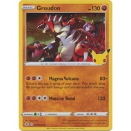 PTCG Pokemon Cards / 25th Anniversary - Celebrations / Groudon - 17/25 - Holo Rare