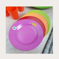 Golden UNICORN P09-5 Plates in 4 Color Variations 9 Inches