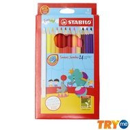 Stabilo Swans 24 Jumbo Coloured Pencils 1879J