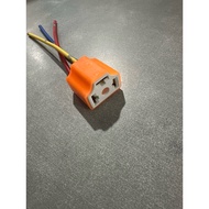 H4 ceramic bulb socket headlight socket