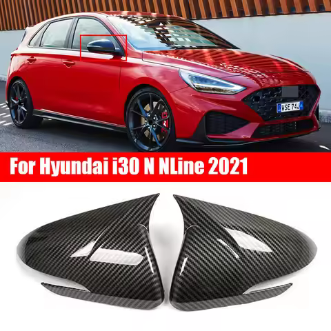 For Hyundai i30 N NLine 2018-2021 Rear View Mirror Decorative Side Mirror Cover I30 Fastback N Proje