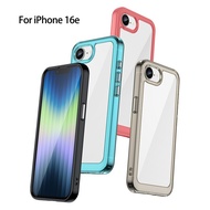 Transparent Color Casing for iPhone 16e 16 pro 15 Pro Max 14 Plus/Pro Max i14+ i15+ i14 i16 i15 Pro 
