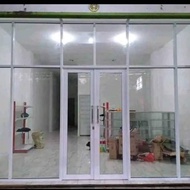 partisi aluminium kaca dan pintu geser