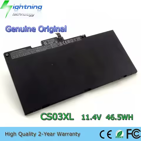 Brand New Genuine Original CS03XL 11.4V 46.5Wh Laptop Battery for HP Elitebook 745 840 G3 G4 854108-