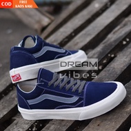 SEPATU VANS OG NAVY COLOR SNEAKERS PRIA CASUAL PREMIUM BNIB MADE IN VIETNAM