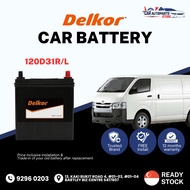 DELKOR 120D31R/L (90AH) Vehicle Battery | Shop Install / Onsite Van Car Battery Replacement Service