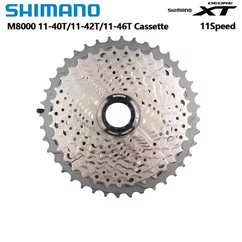 Shimano M8000 Cassette 11S 11-40T 11-42T 11-46T DEORE XT MTB Bike Bicycle Freewheel M8000 Cassette B
