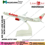 Lion Airline B737-900 Passenger Airplane Civil Aircraft Die Cast Plane Model 16cm