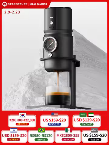 STARSEEKER Super58 Portable Electric Espresso Machine Travel Coffee Maker For Camping Car Coffee Mak