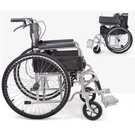 🚢Wholesale Portable Wheelchair Ultra-Light Aluminum Alloy Folding Lightweight Small Scooter Travel Elderly Simple Trolle