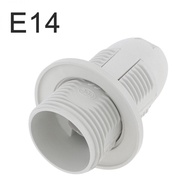 E14 Lamp Holder Edison Screw Lamp Holder Insulating Plastic Shell Light Bulb Socket
