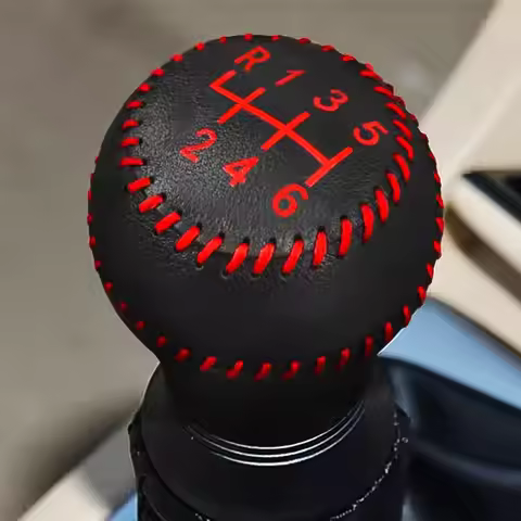 6 Speed Leather Gear Shift Knob Cover MT For Toyota COROLLA 1.8L 2007-2016 RAV4 2014 2015 2016 -2018
