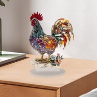 Creative Colorful Rooster Animal Ornament 2d Plane K3f4