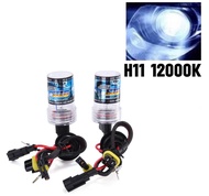 AUTO K ONE ชุดหลอดไฟหน้ารถยนต์ XENON 55W หลอดไฟพร้อมบัลลาสต์ เป็นชุด1คู่ มีขั้ว H11 มีค่าสี 3000K 43