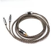 Preffair 16 Core OCC Male Plug Jack to Headphone Earphone Cable Compatible with HD800 HD800S - 2.5mm