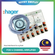Hager Timer Relay Switching Board For Internal Amplifier On Off Switch Khas Untuk Amplifier Inap Rum