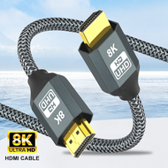High Speed Hdmi Cable,Aluminum Alloy Hdmi Cable,Braided Cord Hdmi Cable 8K/4K@60Hz Hdr,3D,2160P,1080P,Arc,Hdr.Hdmi Cables For Monitors,For Tv,Xbox,Ps3/Ps4,Nintendo Switch.