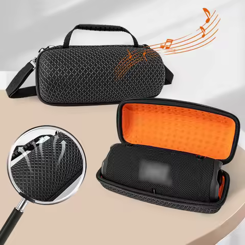 Portable Bag for JBL CHARGE6 Speaker Sound Permeable Bags Charge 6 Outdoors Travel Carrying Transpar