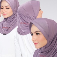 Two-Striped Sport Hijab | Azzura Scarf | Original | Bergo Sport | Instant Sports Hijab |