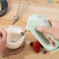 QBK6Q Electric Hand Mixer, Adjustable Gears Handheld Electric Eggbeater, Dough Stirrer 4 Speed Adjus
