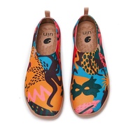 UIN Toledo I รองเท้าส้นเตี้ยสำหรับผู้หญิง รองเท้าท่องเที่ยวสี Slip-on Loafer-Carnival