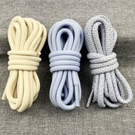 [Primary Color] Suitable for Coconut 350V2 Linen Cream Shoelaces Original Quality YEEZY Blue Reflective Round 5MM Thick Men Women