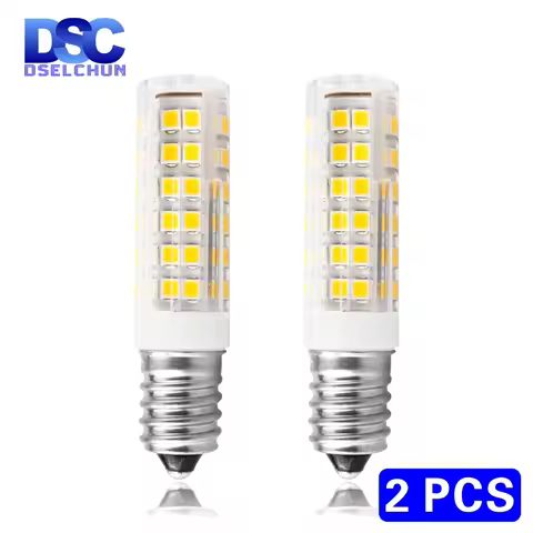 2pcs/lot 3W 4W 5W 7W E14 LED Bulb Lamp 220V-240V Mini Corn Bulb Light 2835SMD 360 Beam Angle Replace