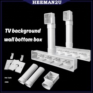 Heeman2u TV Background Wall Embedded Box PVC 86Type TV Cabinet Switch Cable Box TV Mount Wire Concealing Tool Set电视背景墙底盒