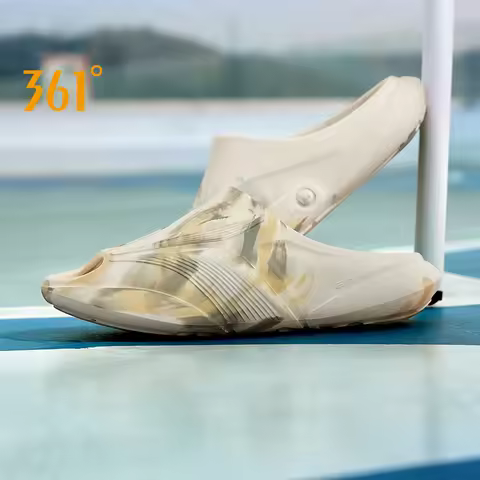 361 Degrees Furious Men Slippers Outdoors Breathable Soft Anti-slip Antiskid Sandal Flexible Durable