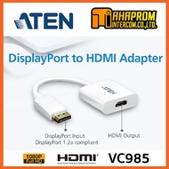 Display Port to HDMI adaptor แปลงสัญญาณ DisplayPort รองรับภาพ เสียง ไม่ต้องลง driver ยี่ห้อ ATEN รุ่