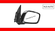 Nissan Navara 2006 Side Mirror (Black/chrome) (Auto)