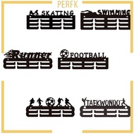 [Perfk] Medal Display Rack, Medal Holder, Running Medal Storage Shelf, Sports Medal Display for Kitc