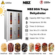 NBZ 80A Trays Dehydrator Machine Food Dehydrator Machine food dryer dehydrator dehydrated Mesin peng