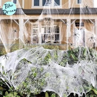 Widow Spider Web Fake White Halloween Props For Haunted House Decoration