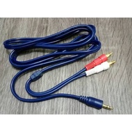 Aux Audio Cable 35mm Male to 2x RCA