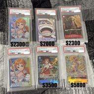 OPCG 路飛 娜美 PSA10 // One Piece Card Game PSA 10 Graded Cards - Various