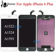AAA คุณภาพสูง5.5 "สำหรับเหมาะสำหรับ Apple iPhone 6 Plus A1522 A1524 A1593 Global Touch Digitizer หน้