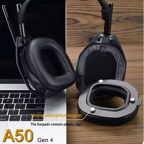 Replacement Earpads for Logitech Astro A50 Gen4 Gen5 A50x Gaming Headset Memory Foam Headband Ear Pa