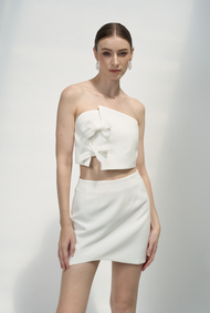 ETHER BOW  TOP เสื้อเกาะอก แต่งโบว์