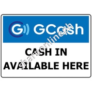 【hot sale】 Laminated Signages Gcash Available here Signage Signage Sign Boards | Gcash