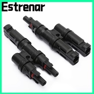 ESTRENAR 1 Pair  String Splitter, 2 in 1 Three-way T Branch Connector, Parallel Adapter Cable MMF+FF