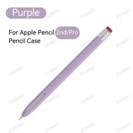 DANYCASE Vintage Pencil Case For Apple Pencil Pro 1st 2nd Generation Stylus Pen For Soft Silicone Co